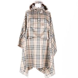 Burberry Nova Check Rain Poncho.